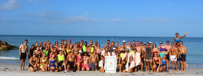 people at beach